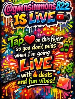 Gwen Is  LIVE! @gwensimmons822  Wild Wednesdays! 11 AM  P.S.T.